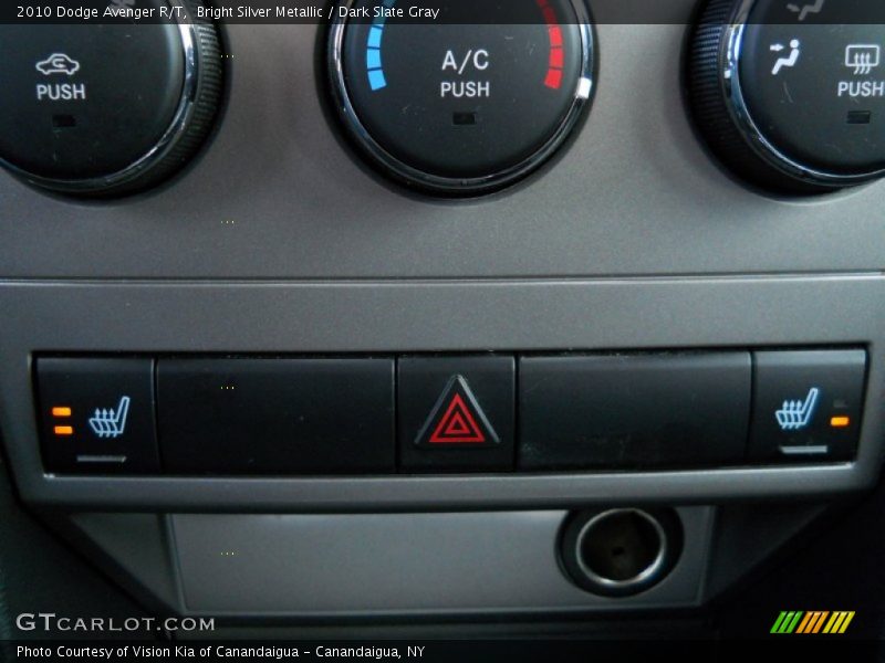 Bright Silver Metallic / Dark Slate Gray 2010 Dodge Avenger R/T