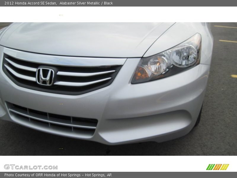 Alabaster Silver Metallic / Black 2012 Honda Accord SE Sedan