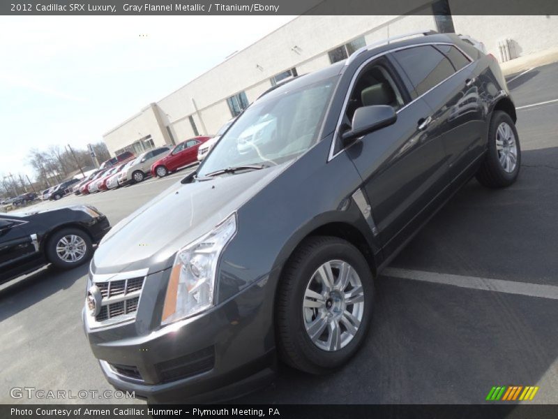 Gray Flannel Metallic / Titanium/Ebony 2012 Cadillac SRX Luxury