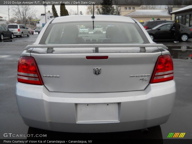 Bright Silver Metallic / Dark Slate Gray 2010 Dodge Avenger R/T