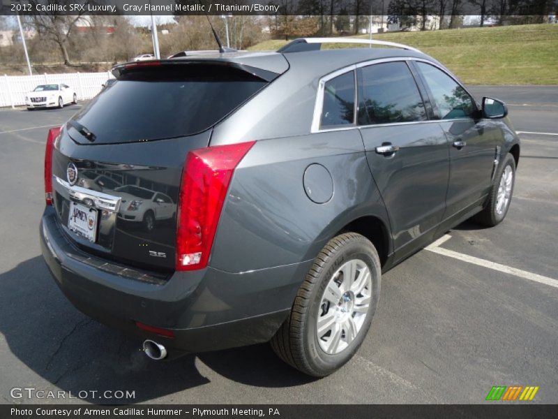 Gray Flannel Metallic / Titanium/Ebony 2012 Cadillac SRX Luxury