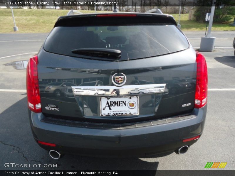 Gray Flannel Metallic / Titanium/Ebony 2012 Cadillac SRX Luxury