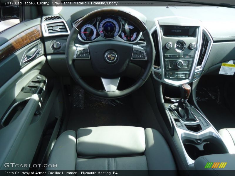 Gray Flannel Metallic / Titanium/Ebony 2012 Cadillac SRX Luxury