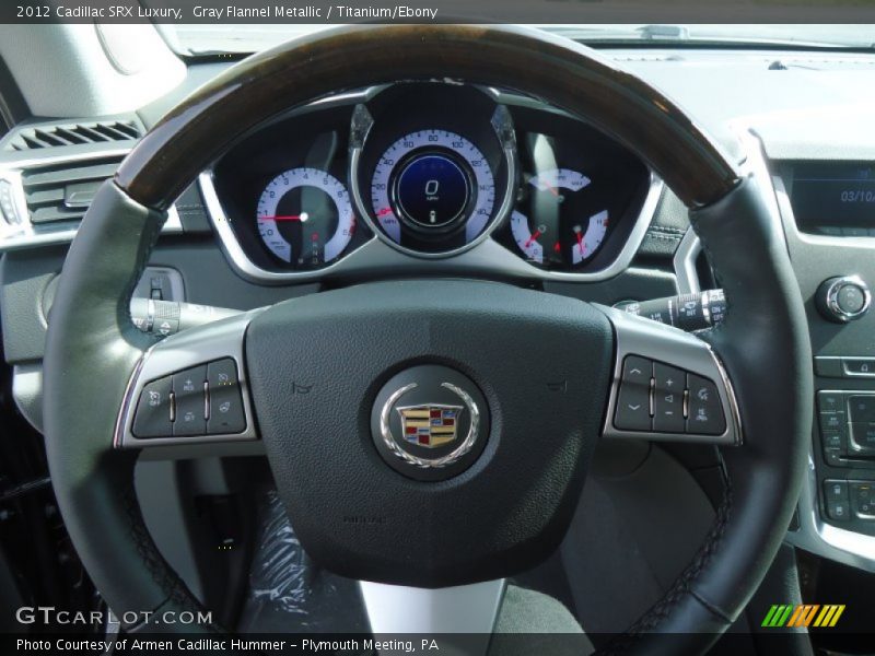 Gray Flannel Metallic / Titanium/Ebony 2012 Cadillac SRX Luxury