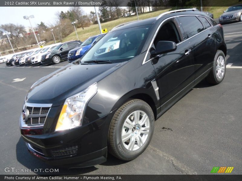 Black Raven / Ebony/Ebony 2012 Cadillac SRX Luxury