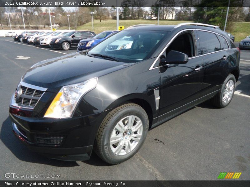 Black Raven / Ebony/Ebony 2012 Cadillac SRX Luxury