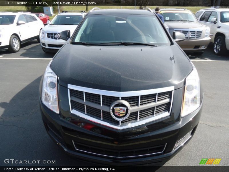 Black Raven / Ebony/Ebony 2012 Cadillac SRX Luxury