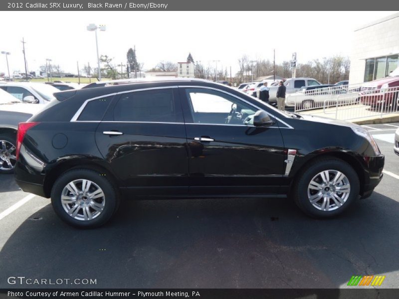 Black Raven / Ebony/Ebony 2012 Cadillac SRX Luxury