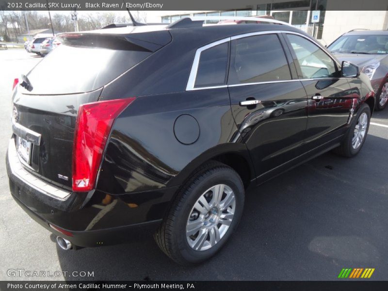 Black Raven / Ebony/Ebony 2012 Cadillac SRX Luxury