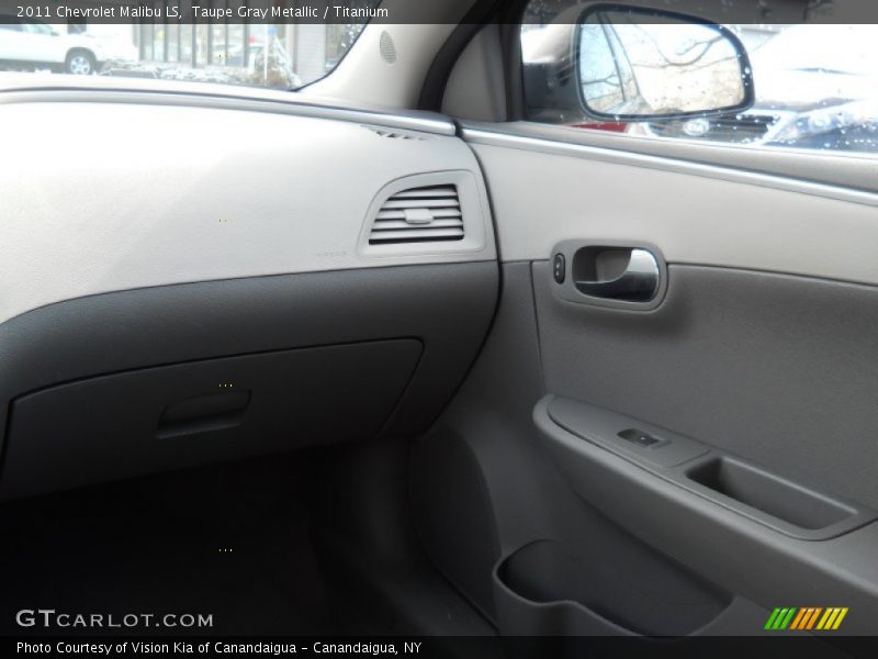 Taupe Gray Metallic / Titanium 2011 Chevrolet Malibu LS