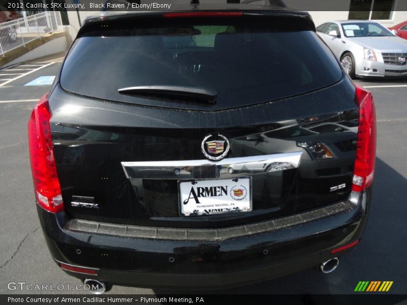 Black Raven / Ebony/Ebony 2012 Cadillac SRX Luxury