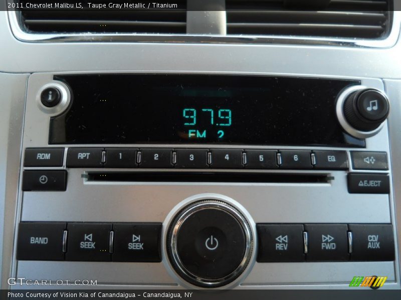 Taupe Gray Metallic / Titanium 2011 Chevrolet Malibu LS