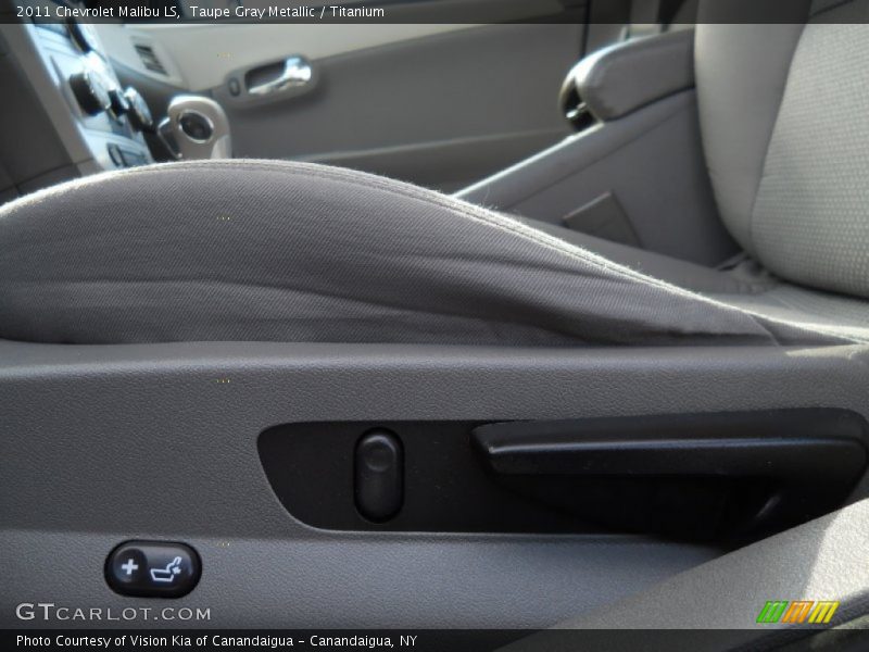 Taupe Gray Metallic / Titanium 2011 Chevrolet Malibu LS