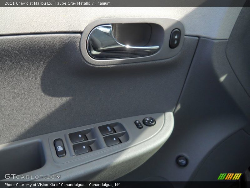 Taupe Gray Metallic / Titanium 2011 Chevrolet Malibu LS
