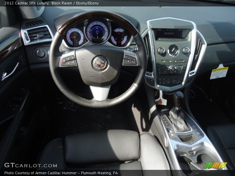 Black Raven / Ebony/Ebony 2012 Cadillac SRX Luxury