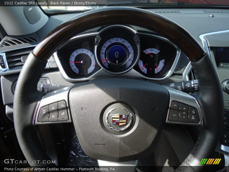 Black Raven / Ebony/Ebony 2012 Cadillac SRX Luxury