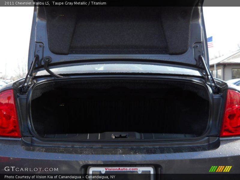 Taupe Gray Metallic / Titanium 2011 Chevrolet Malibu LS
