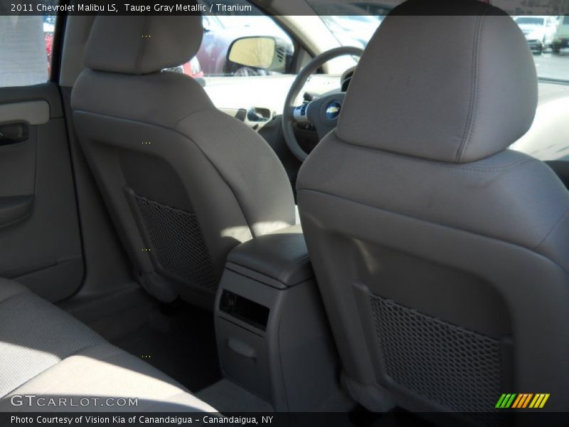 Taupe Gray Metallic / Titanium 2011 Chevrolet Malibu LS
