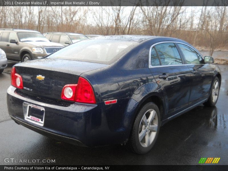 Imperial Blue Metallic / Ebony 2011 Chevrolet Malibu LT