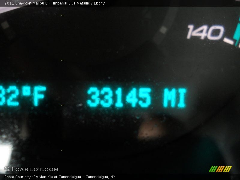 Imperial Blue Metallic / Ebony 2011 Chevrolet Malibu LT