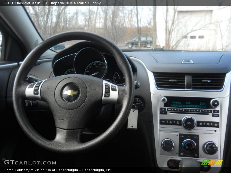 Imperial Blue Metallic / Ebony 2011 Chevrolet Malibu LT