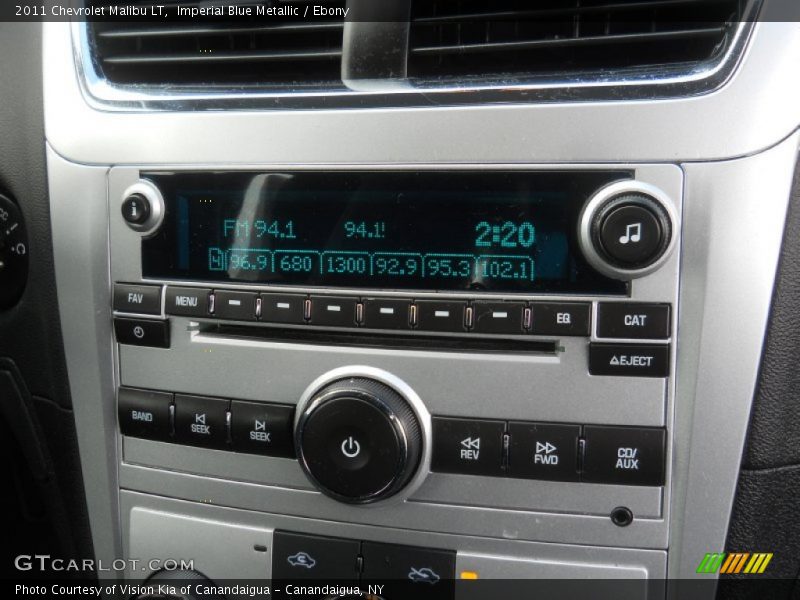 Imperial Blue Metallic / Ebony 2011 Chevrolet Malibu LT