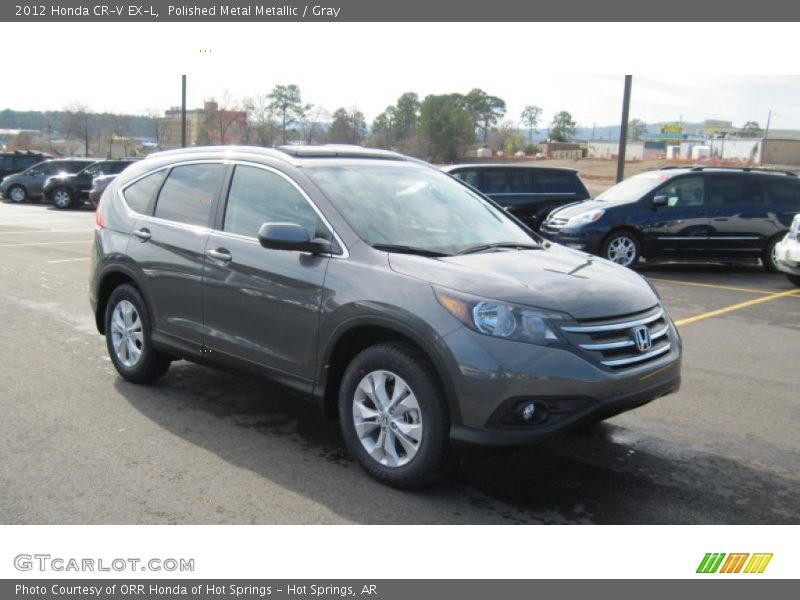 Polished Metal Metallic / Gray 2012 Honda CR-V EX-L