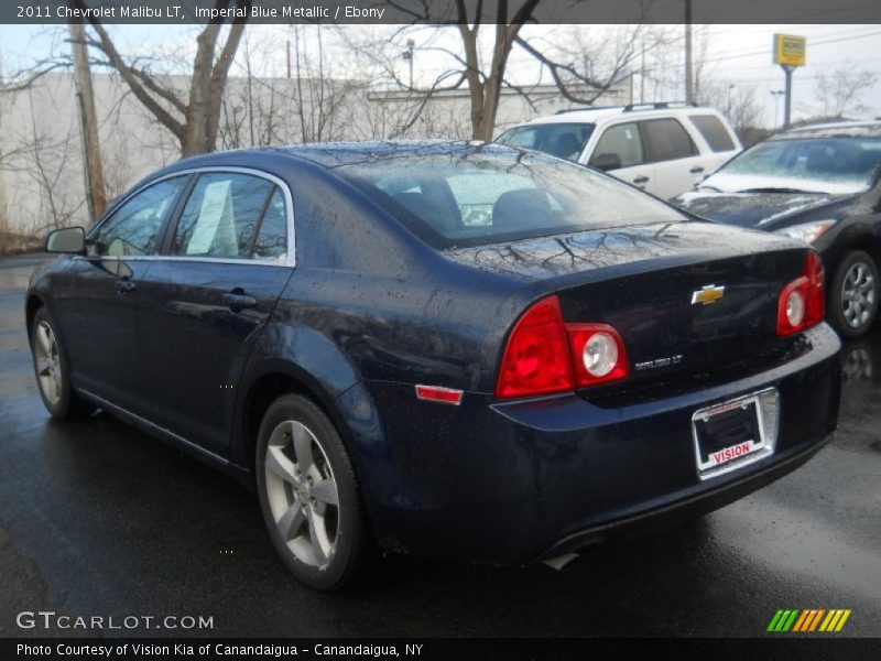 Imperial Blue Metallic / Ebony 2011 Chevrolet Malibu LT
