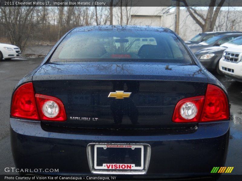 Imperial Blue Metallic / Ebony 2011 Chevrolet Malibu LT