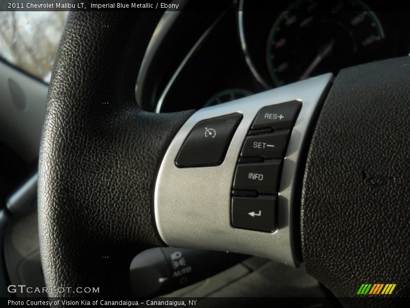 Imperial Blue Metallic / Ebony 2011 Chevrolet Malibu LT