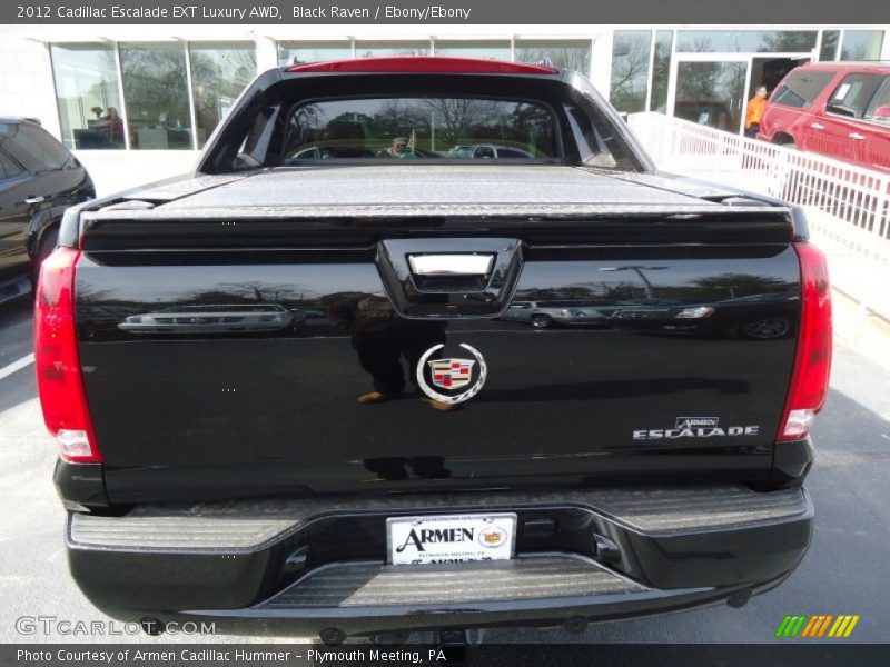 Black Raven / Ebony/Ebony 2012 Cadillac Escalade EXT Luxury AWD