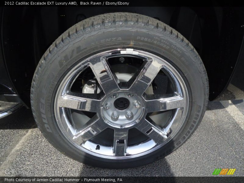 Black Raven / Ebony/Ebony 2012 Cadillac Escalade EXT Luxury AWD