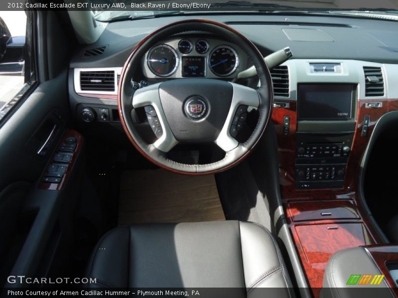 Black Raven / Ebony/Ebony 2012 Cadillac Escalade EXT Luxury AWD