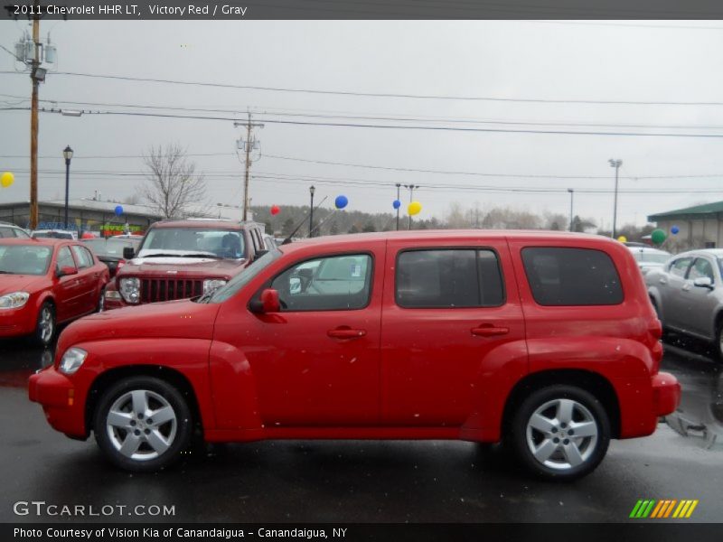 Victory Red / Gray 2011 Chevrolet HHR LT