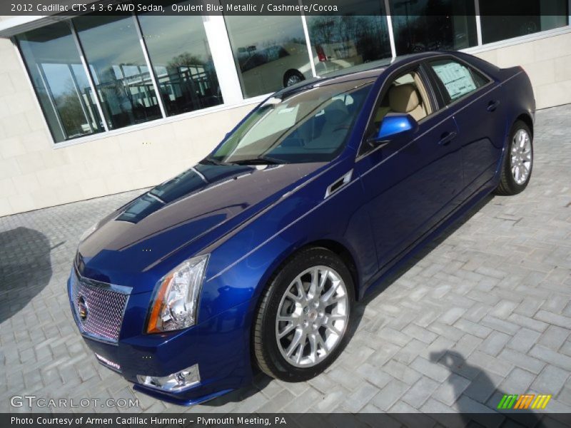 Opulent Blue Metallic / Cashmere/Cocoa 2012 Cadillac CTS 4 3.6 AWD Sedan
