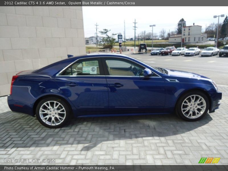 Opulent Blue Metallic / Cashmere/Cocoa 2012 Cadillac CTS 4 3.6 AWD Sedan