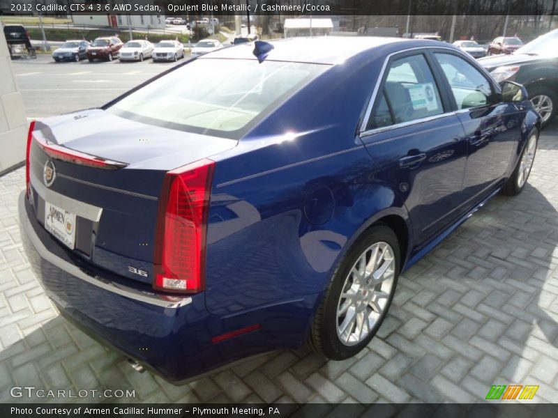 Opulent Blue Metallic / Cashmere/Cocoa 2012 Cadillac CTS 4 3.6 AWD Sedan