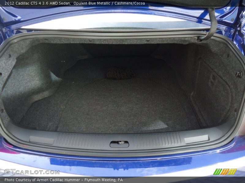  2012 CTS 4 3.6 AWD Sedan Trunk