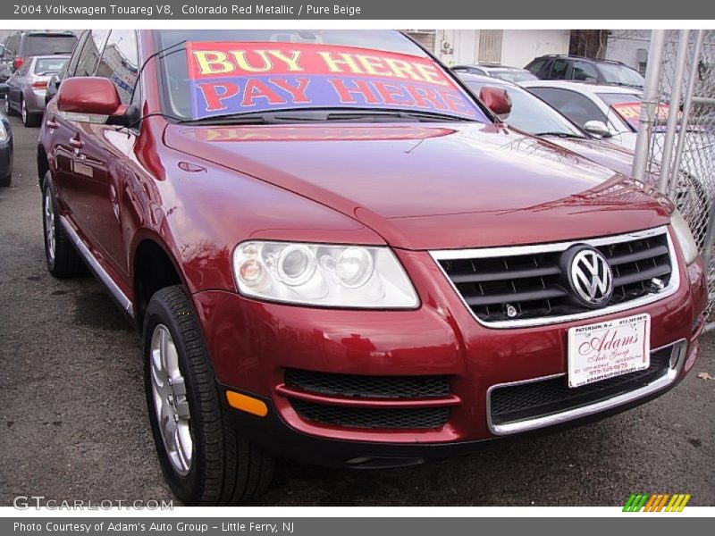 Colorado Red Metallic / Pure Beige 2004 Volkswagen Touareg V8