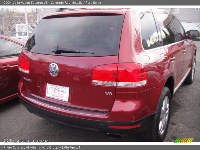 Colorado Red Metallic / Pure Beige 2004 Volkswagen Touareg V8