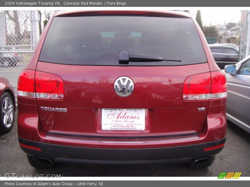 Colorado Red Metallic / Pure Beige 2004 Volkswagen Touareg V8