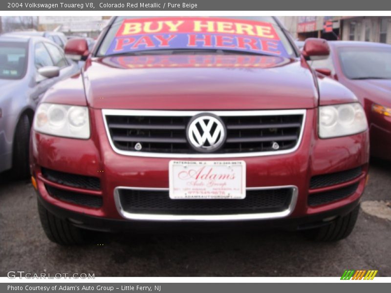 Colorado Red Metallic / Pure Beige 2004 Volkswagen Touareg V8