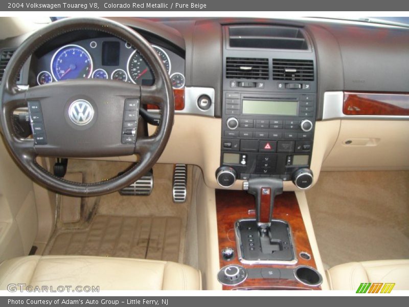 Colorado Red Metallic / Pure Beige 2004 Volkswagen Touareg V8