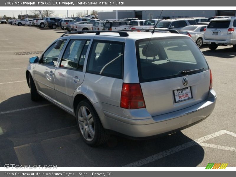 Reflex Silver Metallic / Black 2002 Volkswagen Jetta GLS 1.8T Wagon