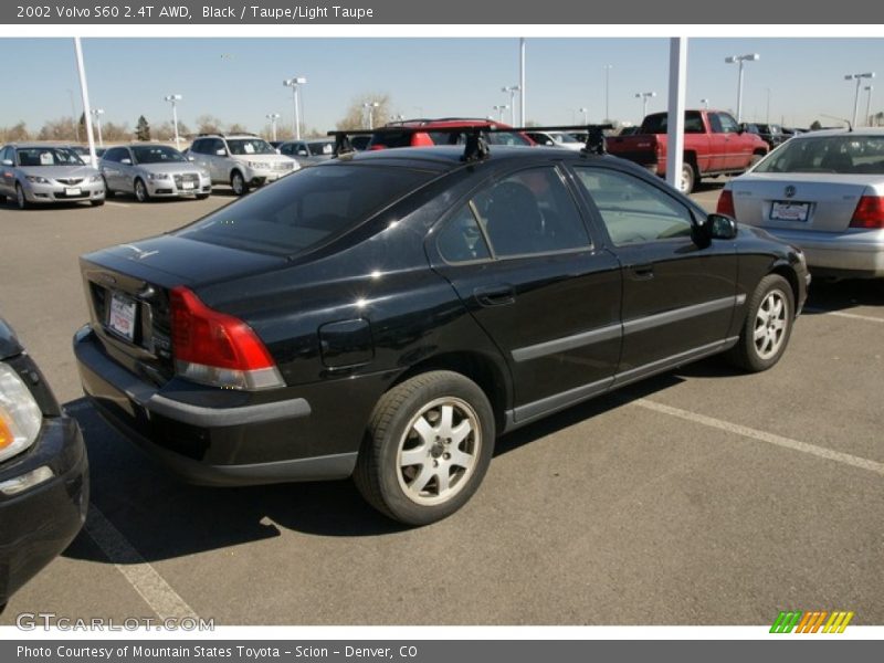 Black / Taupe/Light Taupe 2002 Volvo S60 2.4T AWD