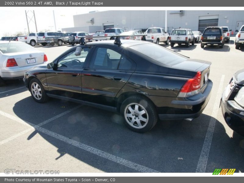 Black / Taupe/Light Taupe 2002 Volvo S60 2.4T AWD