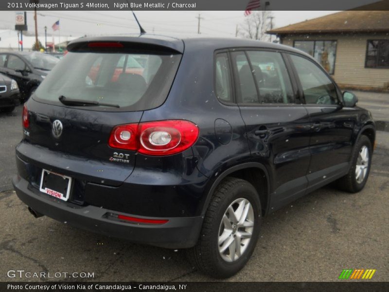 Night Blue Metallic / Charcoal 2011 Volkswagen Tiguan S 4Motion