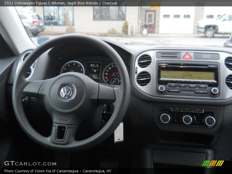 Night Blue Metallic / Charcoal 2011 Volkswagen Tiguan S 4Motion