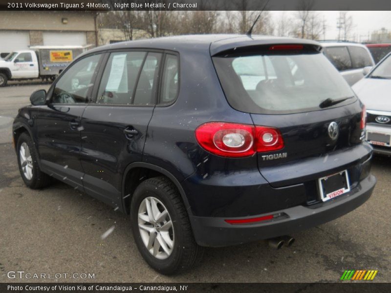 Night Blue Metallic / Charcoal 2011 Volkswagen Tiguan S 4Motion