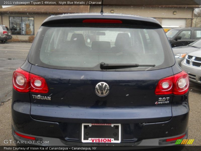 Night Blue Metallic / Charcoal 2011 Volkswagen Tiguan S 4Motion